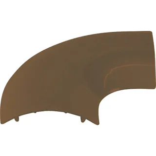 【CAINZ-DASH】トラスコ中山 配線カバーコネクターフタ Uタイプ 幅60 TRD60U-BN【別送品】