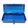 山型工具箱 ブルー Y-350-B 間口37.3cm 奥行16.4cm 高さ12.4cm