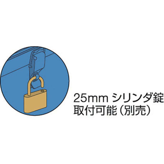 【CAINZ-DASH】トラスコ中山 山型ツールボックス（山型工具箱）　３７３Ｘ１６４Ｘ１２４　グリーン Y-350-GN【別送品】