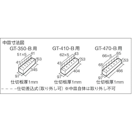 CAINZ-DASH】トラスコ中山 3段式工具箱 412X220X343