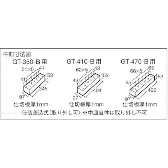 【CAINZ-DASH】トラスコ中山 ３段式工具箱　４７２Ｘ２２０Ｘ３４３　ブルー GT-470-B【別送品】