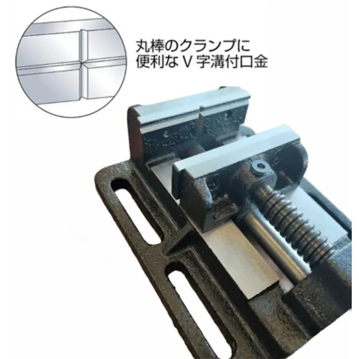 【CAINZ-DASH】トラスコ中山 ボール盤バイス F型 100mm FV-100【別送品】