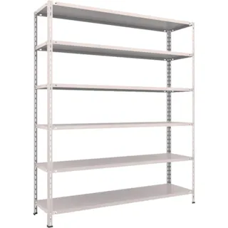 【CAINZ-DASH】トラスコ中山 スチールラック 軽量棚 中棚ボルトレス型1800X450X2100 6段 L76X-16【別送品】