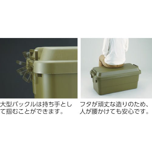 【お得】 CAINZ-DASH】トラスコ中山 ODC-20 ОD色 20L トランクカーゴ デュエルマスターズ