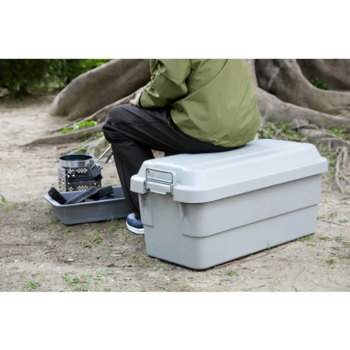 【CAINZ-DASH】トラスコ中山 トランクカーゴ 70L グレー GYC-70【別送品】