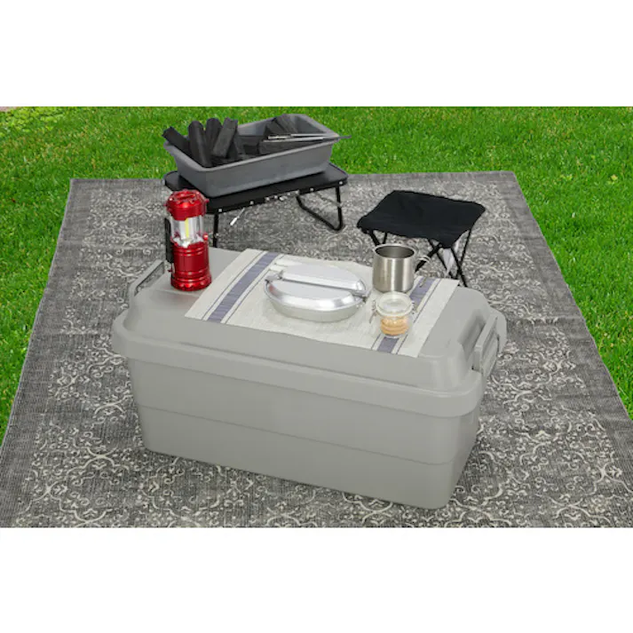 【CAINZ-DASH】トラスコ中山 トランクカーゴ 70L グレー GYC-70【別送品】