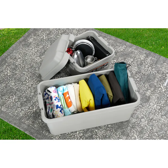 【CAINZ-DASH】トラスコ中山 トランクカーゴ 70L グレー GYC-70【別送品】