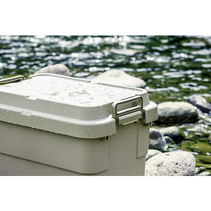 【CAINZ-DASH】トラスコ中山 トランクカーゴ フラット天板仕様 50L 黒 BLKCF-50【別送品】