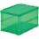 【CAINZ-DASH】トラスコ中山 オリコン　薄型折りたたみコンテナ　スケルコン　５０Ｌ　ロックフタ付　透明グリーン TSK-C50B【別送品】