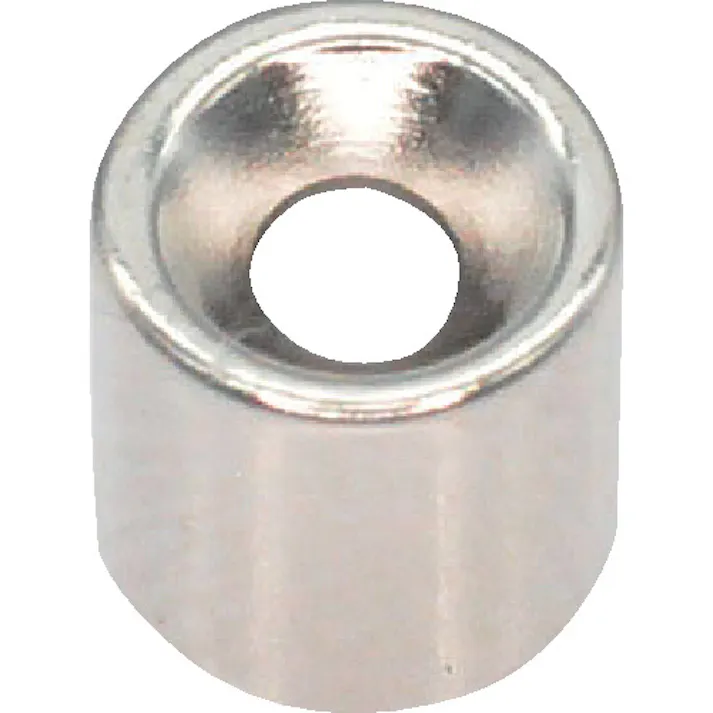 【CAINZ-DASH】トラスコ中山 ネオジム丸形磁石 皿ねじ穴付 外径5MM×5MM M1.6 1個入 T05R05-M1.6【別送品】