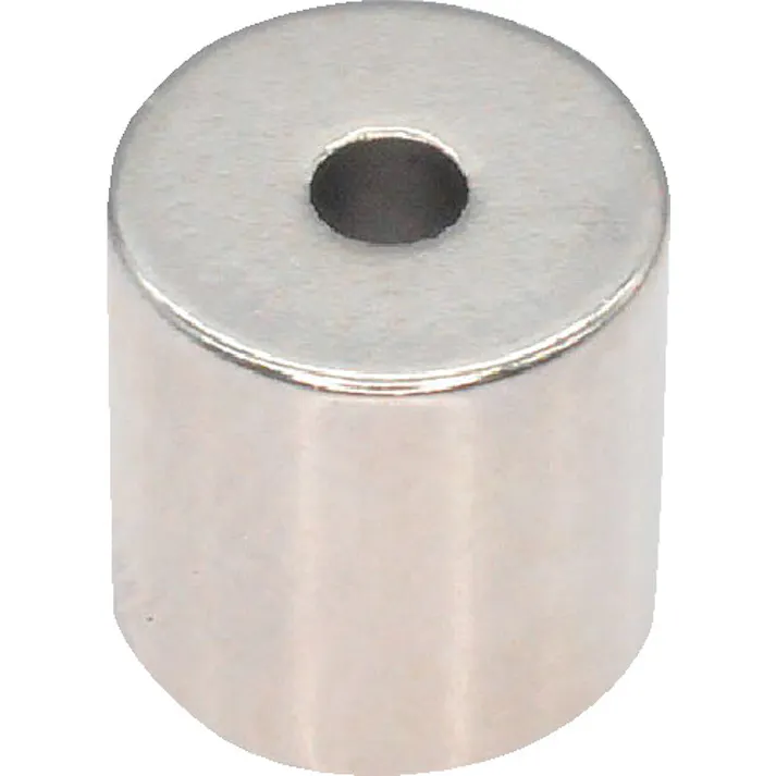 【CAINZ-DASH】トラスコ中山 ネオジム丸形磁石 皿ねじ穴付 外径7MM×7MM M1.6 1個入 T07R07-M1.6【別送品】