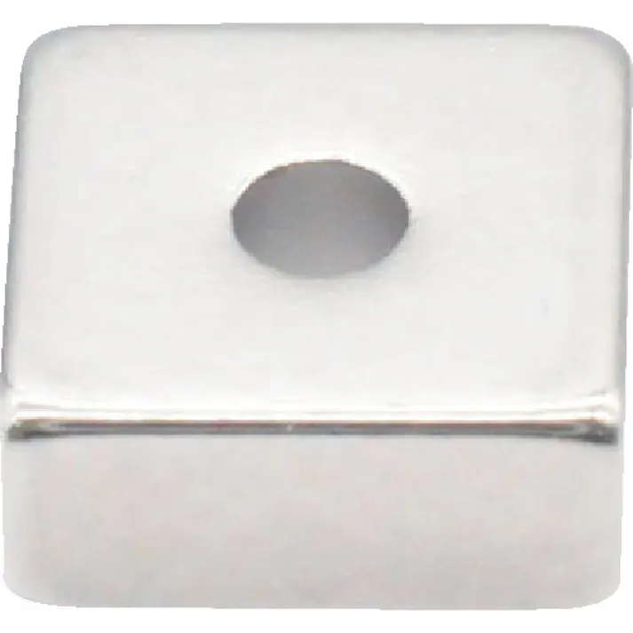 【CAINZ-DASH】トラスコ中山 ネオジム角形磁石 皿ねじ穴付 7MM×7MM×3MM M1.6 1個入 T07K03-M1.6【別送品】