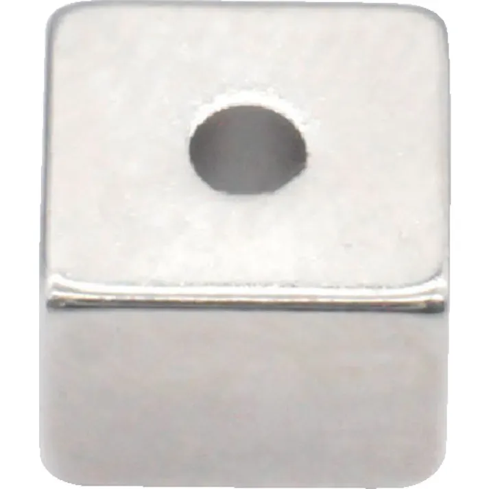 【CAINZ-DASH】トラスコ中山 ネオジム角形磁石 皿ねじ穴付 7MM×7MM×5MM M1.6 1個入 T07K05-M1.6【別送品】