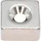 【CAINZ-DASH】トラスコ中山 ネオジム角形磁石 皿ねじ穴付 8MM×8MM×4MM M2 1個入 T08K04-M2【別送品】