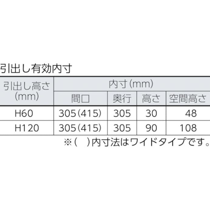 【CAINZ-DASH】トラスコ中山 ＬＶＲ型キャビネット　３９２Ｘ４１２ＸＨ４２０　引出３段 LVR-424【別送品】