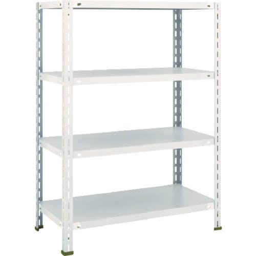 トラスコ中山 スチールラック 軽量棚 中棚ボルトレス型 875X450X1200 4段 L43X-14 スチール製軽量棚(中棚ボルトレスタイプ) トラスコ中山 スチールラック 軽量棚 中棚ボルトレス型 875X450X1200 4段 L43X-14 スチール製軽量棚(中棚ボルトレスタイプ)