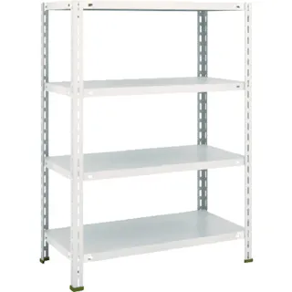 【CAINZ-DASH】トラスコ中山 スチールラック 軽量棚 中棚ボルトレス型 875X450X1200 4段 L43X-14【別送品】