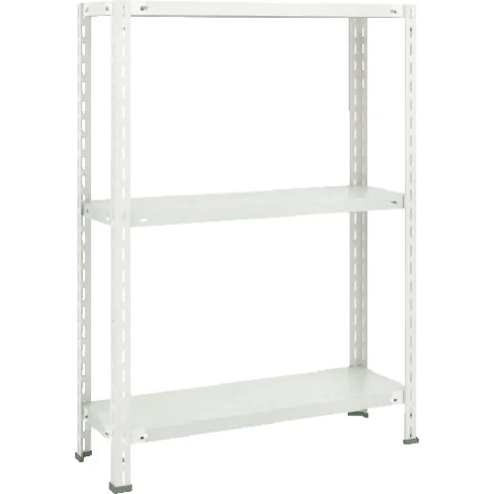 【CAINZ-DASH】トラスコ中山 スチールラック 軽量棚 中棚ボルトレス型1200X600X1200 3段 L44W-13【別送品】