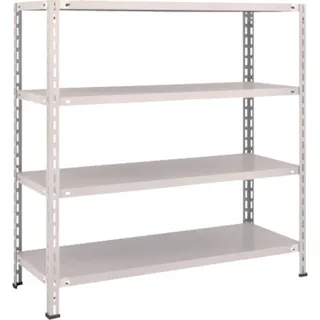 【CAINZ-DASH】トラスコ中山 スチールラック 軽量棚 中棚ボルトレス型1200X450X1200 4段 L44X-14【別送品】