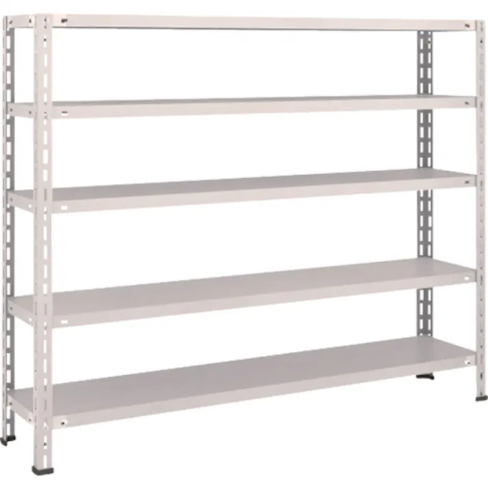 【CAINZ-DASH】トラスコ中山 スチールラック 軽量棚 中棚ボルトレス型1500X300X1200 5段 L45V-15【別送品】