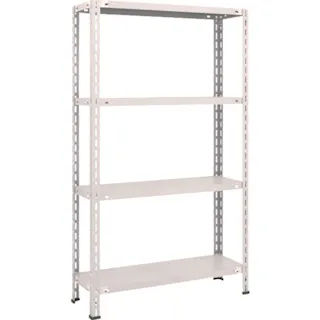 【CAINZ-DASH】トラスコ中山 スチールラック 軽量棚 中棚ボルトレス型 875X300X1500 4段 L53V-14【別送品】