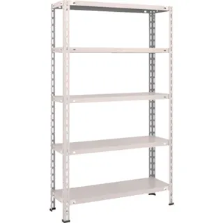 【CAINZ-DASH】トラスコ中山 スチールラック 軽量棚 中棚ボルトレス型 875X300X1500 5段 L53V-15【別送品】