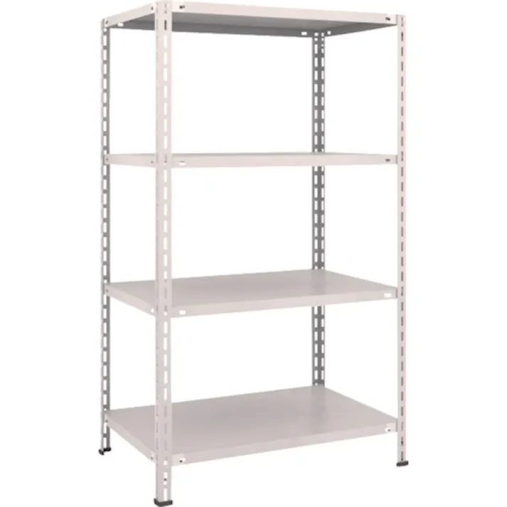 【CAINZ-DASH】トラスコ中山 スチールラック 軽量棚 中棚ボルトレス型 875X600X1500 4段 L53W-14【別送品】