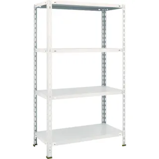 【CAINZ-DASH】トラスコ中山 スチールラック 軽量棚 中棚ボルトレス型 875X450X1500 4段 L53X-14【別送品】