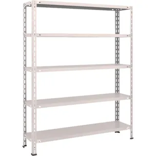 【CAINZ-DASH】トラスコ中山 スチールラック 軽量棚 中棚ボルトレス型1200X300X1500 5段 L54V-15【別送品】