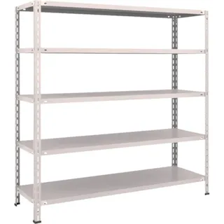 【CAINZ-DASH】トラスコ中山 スチールラック 軽量棚 中棚ボルトレス型1500X450X1500 5段 L55X-15【別送品】