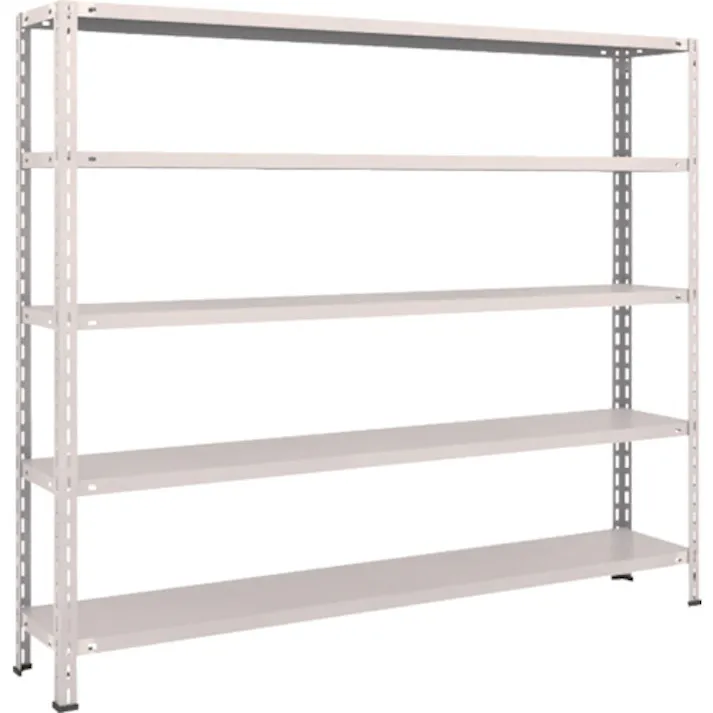 【CAINZ-DASH】トラスコ中山 スチールラック 軽量棚 中棚ボルトレス型1800X300X1500 5段 L56V-15【別送品】