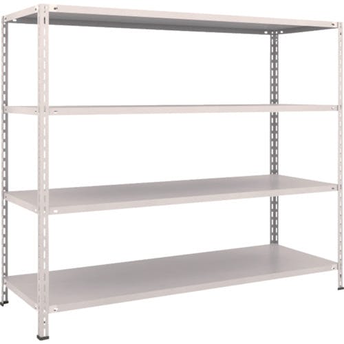 トラスコ中山 スチールラック 軽量棚 中棚ボルトレス型1800X600X1500 4段 L56W-14 スチール製軽量棚(中棚ボルトレスタイプ) トラスコ中山 スチールラック 軽量棚 中棚ボルトレス型1800X600X1500 4段 L56W-14 スチール製軽量棚(中棚ボルトレスタイプ)