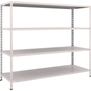 【CAINZ-DASH】トラスコ中山 スチールラック 軽量棚 中棚ボルトレス型1800X600X1500 4段 L56W-14【別送品】