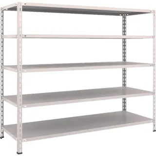 【CAINZ-DASH】トラスコ中山 スチールラック 軽量棚 中棚ボルトレス型1800X600X1500 5段 L56W-15【別送品】