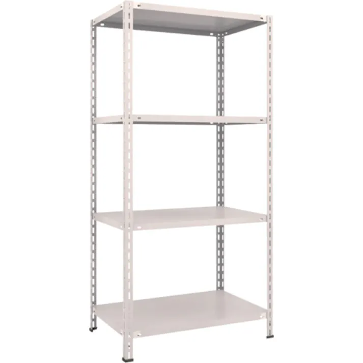 【CAINZ-DASH】トラスコ中山 スチールラック 軽量棚 中棚ボルトレス型 875X600X1800 4段 L63W-14【別送品】