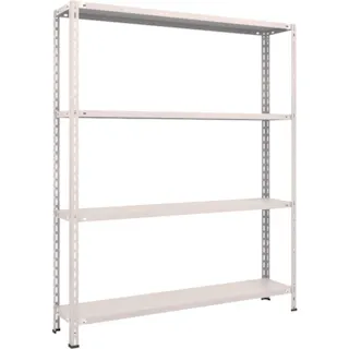 【CAINZ-DASH】トラスコ中山 スチールラック 軽量棚 中棚ボルトレス型1500X300X1800 4段 L65V-14【別送品】