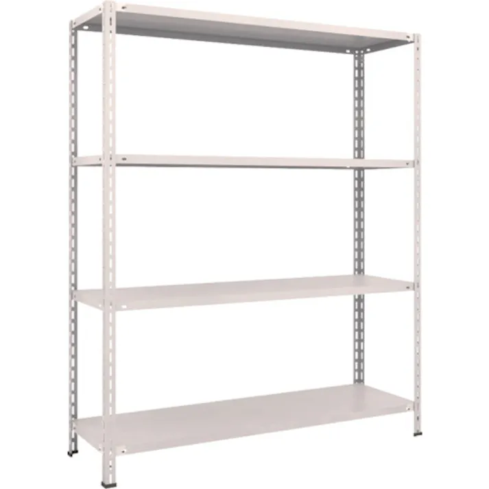 【CAINZ-DASH】トラスコ中山 スチールラック 軽量棚 中棚ボルトレス型1500X450X1800 4段 L65X-14【別送品】