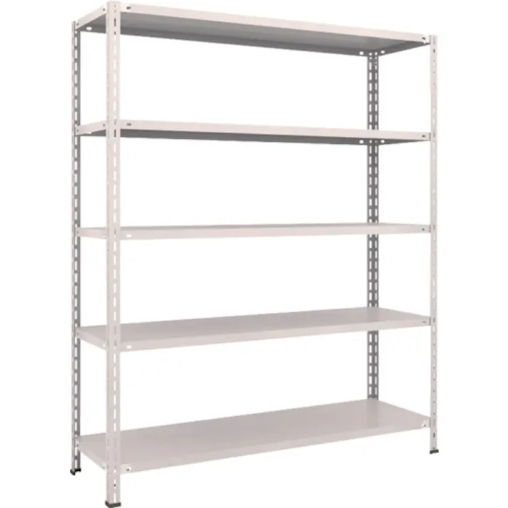 【CAINZ-DASH】トラスコ中山 スチールラック 軽量棚 中棚ボルトレス型1500X450X1800 5段 L65X-15【別送品】