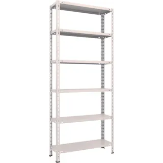 【CAINZ-DASH】トラスコ中山 スチールラック 軽量棚 中棚ボルトレス型 875X300X2100 6段 L73V-16【別送品】