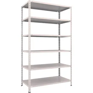 【CAINZ-DASH】トラスコ中山 スチールラック 軽量棚 中棚ボルトレス型1200X600X2100 6段 L74W-16【別送品】