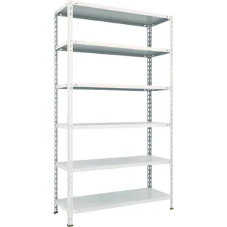 【CAINZ-DASH】トラスコ中山 スチールラック 軽量棚 中棚ボルトレス型1200X450X2100 6段 L74X-16【別送品】