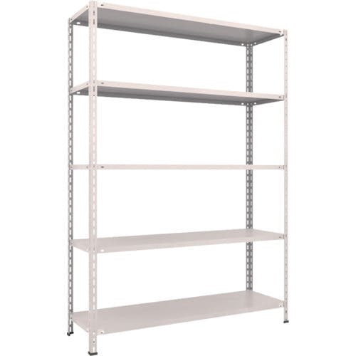 トラスコ中山 スチールラック 軽量棚 中棚ボルトレス型1500X450X2100 5段 L75X-15 スチール製軽量棚(中棚ボルトレスタイプ) トラスコ中山 スチールラック 軽量棚 中棚ボルトレス型1500X450X2100 5段 L75X-15 スチール製軽量棚(中棚ボルトレスタイプ)