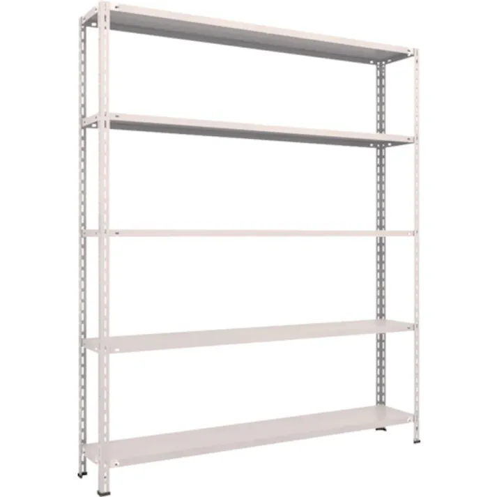 【CAINZ-DASH】トラスコ中山 スチールラック 軽量棚 中棚ボルトレス型1800X300X2100 5段 L76V-15【別送品】