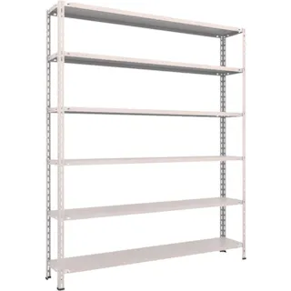 【CAINZ-DASH】トラスコ中山 スチールラック 軽量棚 中棚ボルトレス型1800X300X2100 6段 L76V-16【別送品】