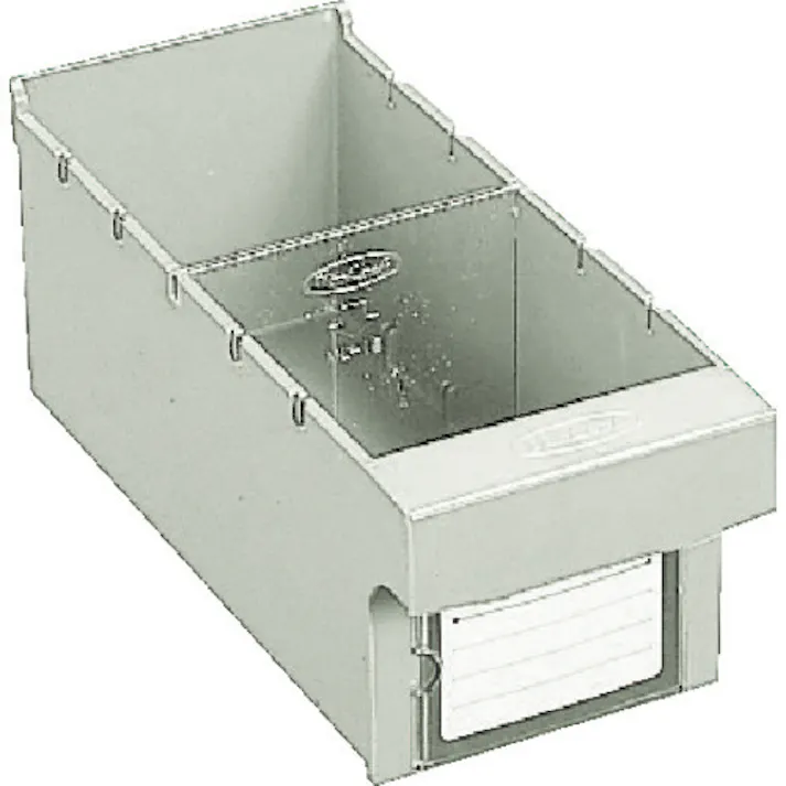 【CAINZ-DASH】トラスコ中山 スチールラック 軽量棚 875X300X1200 樹脂引出透明 小X42 43V-808C7【別送品】