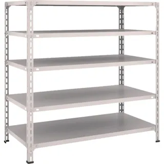 【CAINZ-DASH】トラスコ中山 スチールラック 軽量ボルト式棚 1200X600XH1200 5段 44W-15【別送品】