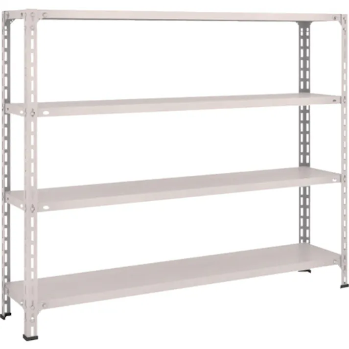 【CAINZ-DASH】トラスコ中山 スチールラック 軽量ボルト式棚 1500X300XH1200 4段 45V-14【別送品】