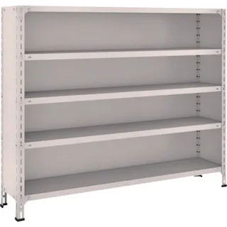 【CAINZ-DASH】トラスコ中山 スチールラック 軽量棚背板・側板付 W1500XD300X1200 5段 45V-25【別送品】