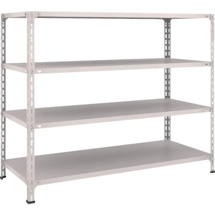 【CAINZ-DASH】トラスコ中山 スチールラック 軽量ボルト式棚 1500X600XH1200 4段 45W-14【別送品】
