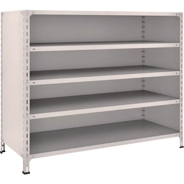 【CAINZ-DASH】トラスコ中山 スチールラック 軽量棚背板・側板付 W1500XD600X1200 5段 45W-25【別送品】